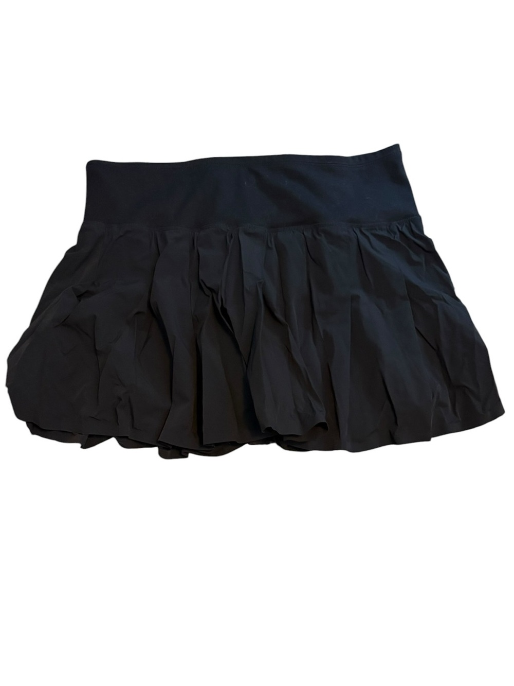 JoyLab Pleated Tennis Skort Black Built In Shorts Size Large
